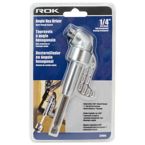 ROK 37005 ANGLE HEX DRIVER W/EXTENSION